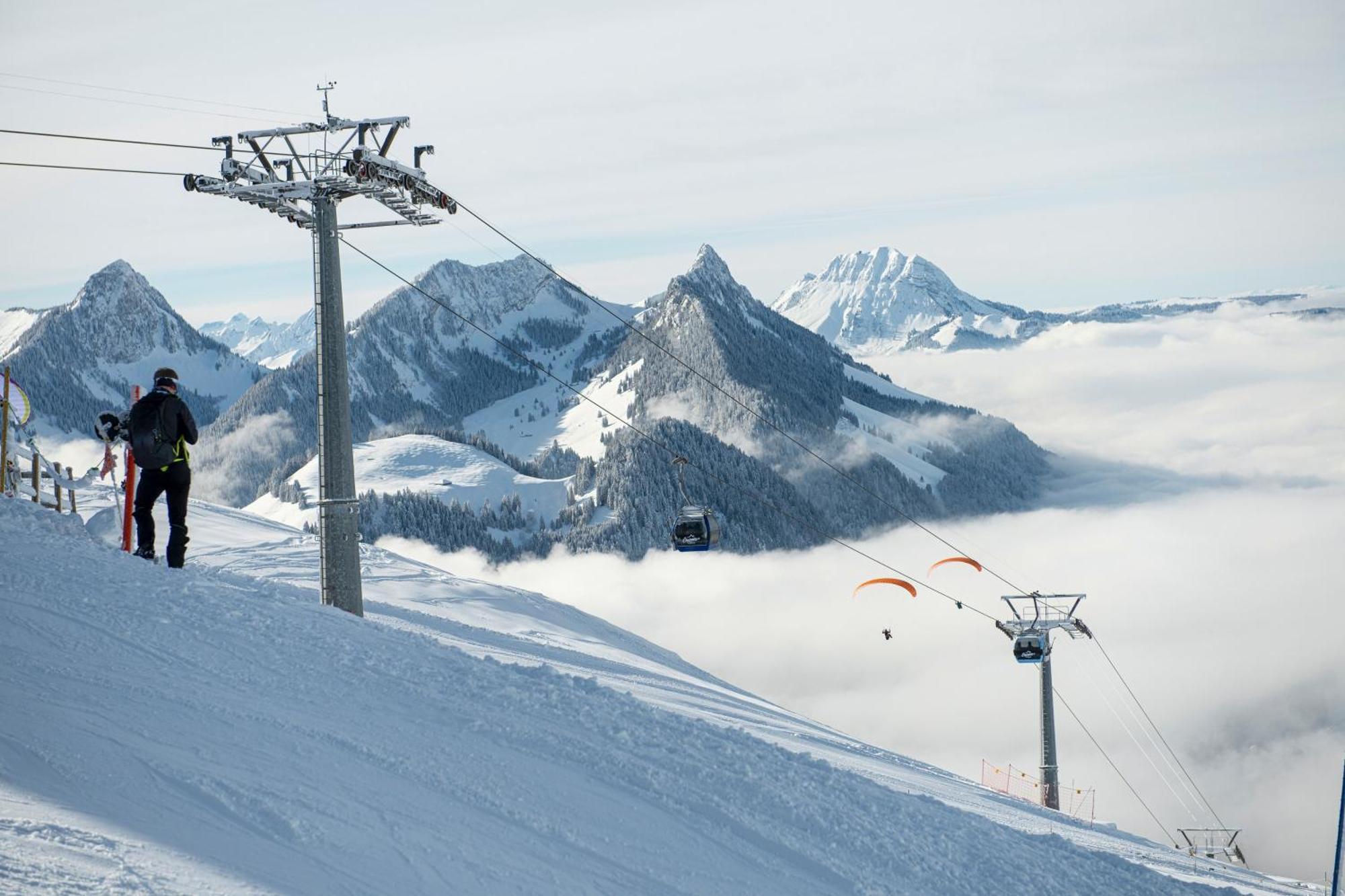 Residence Le Sapin & Bains De La Gruyere Charmey Exterior photo