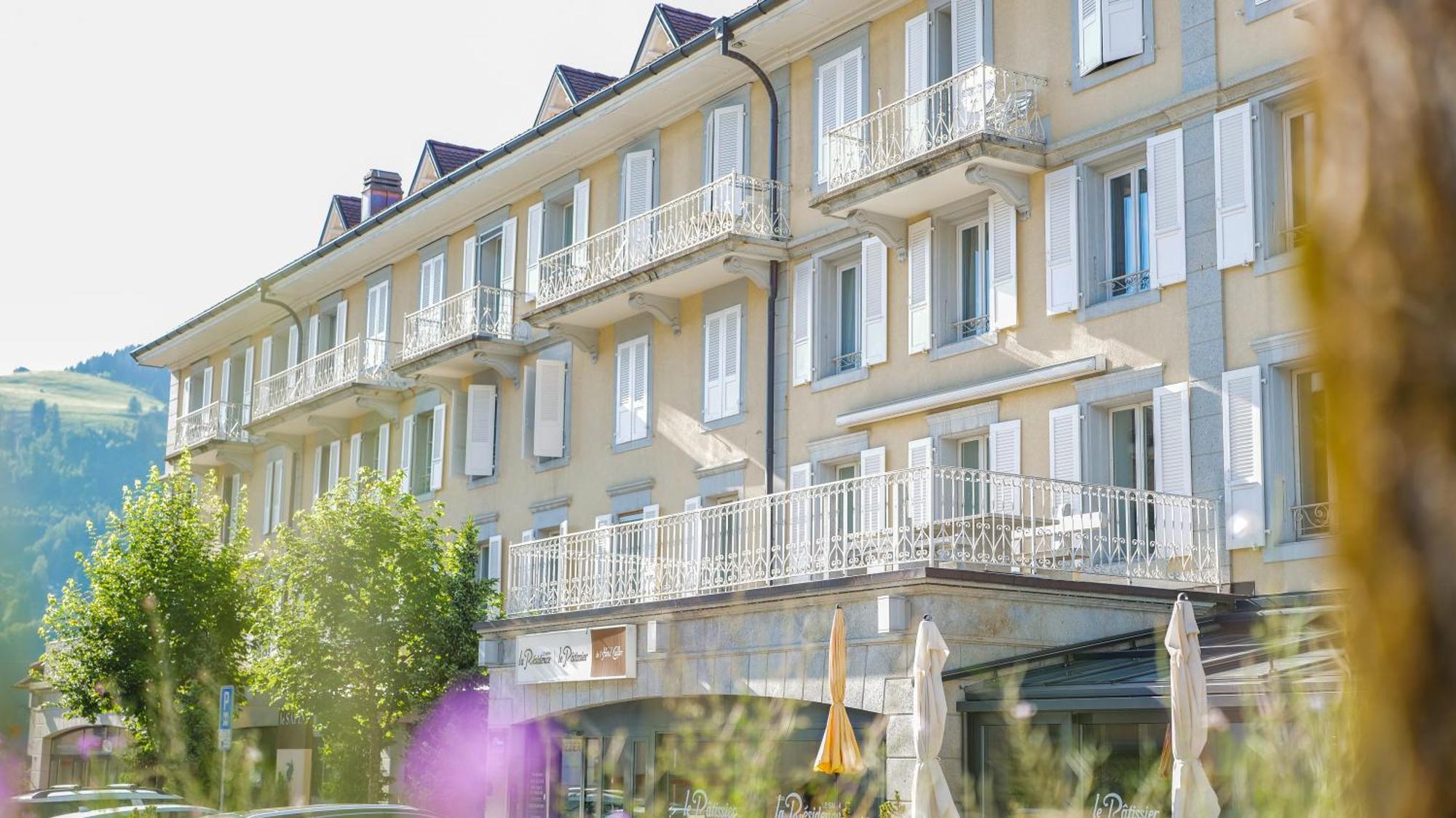 Residence Le Sapin & Bains De La Gruyere Charmey Exterior photo