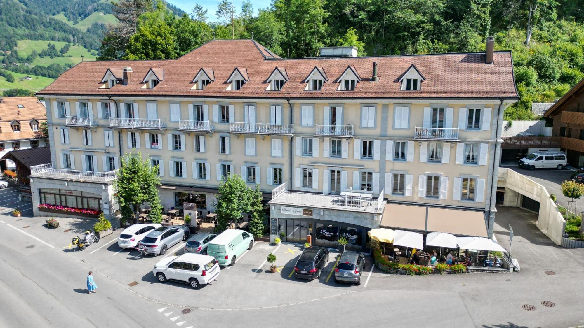 Residence Le Sapin & Bains De La Gruyere Charmey Exterior photo